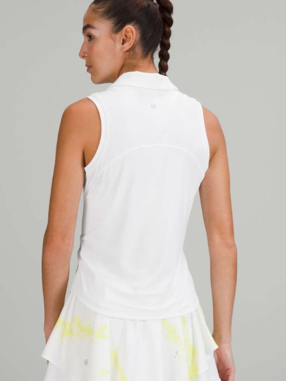 Lululemon Quick-Drying Sleeveless Polo Shirt, Size 10 - Picture 4 of 6